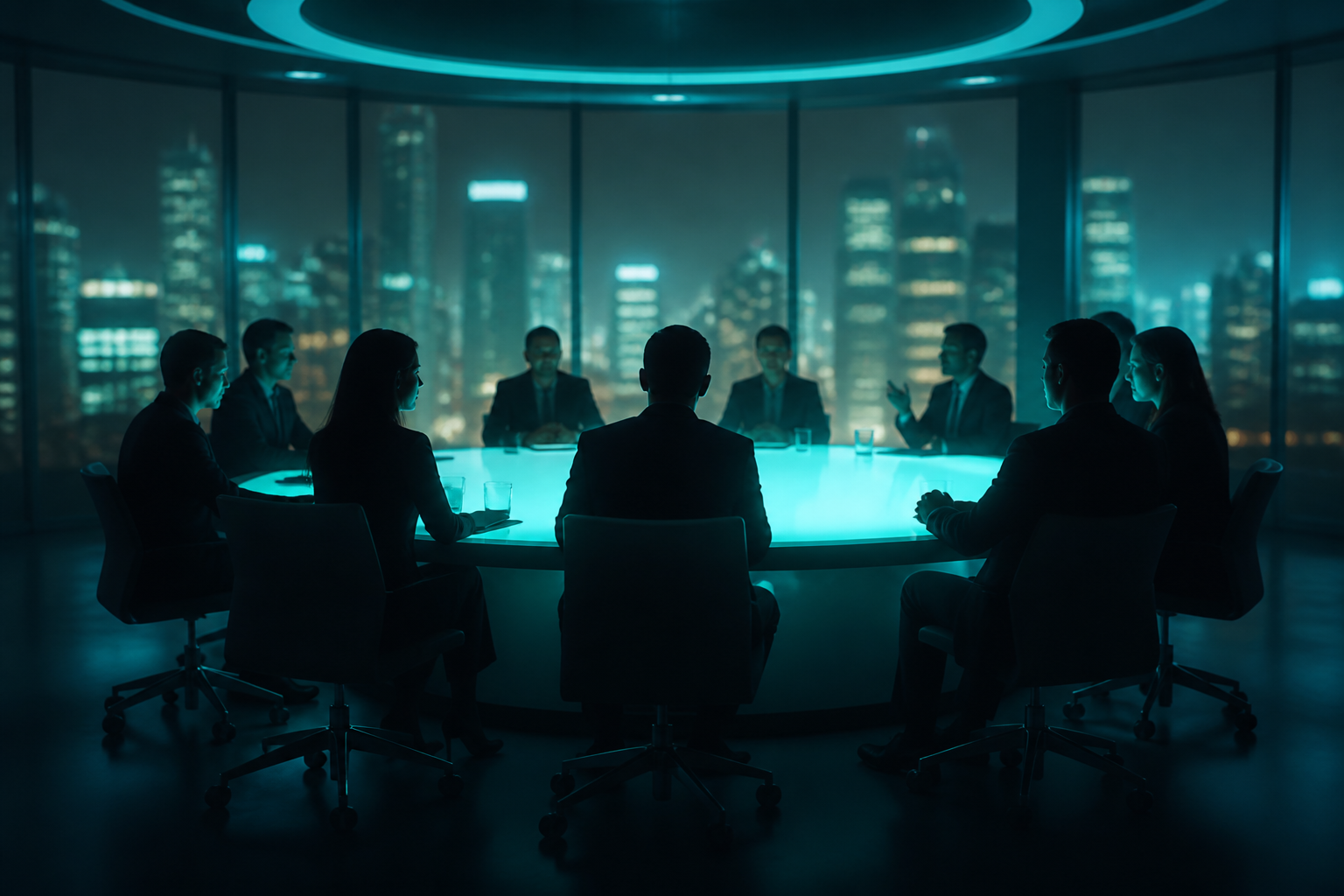 Strategy session at a desk